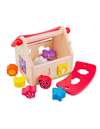 Casuta Shape Sorter cu forme,NC10563 Casuta Shape Sorter cu forme,NC10563