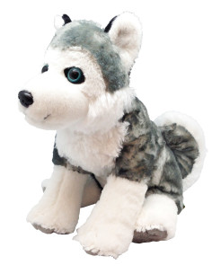 Catelus Husky - Jucarie Plus Wild Republic 30 cm,WR13467 2