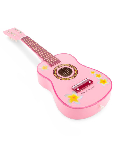 Chitara roz cu flori,NC0348