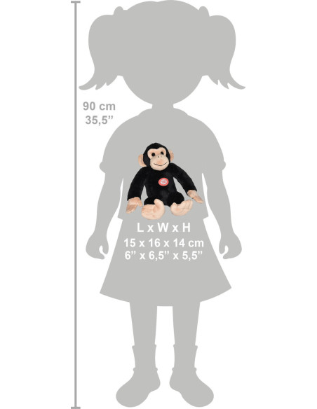 Cimpanzeu - Jucarie Plus Wild Republic cu Sunet,WR23323