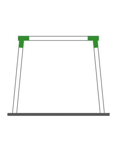 Coltar Universal forma patrata, unghi oblic