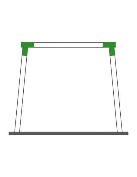 Coltar Universal forma patrata, unghi oblic