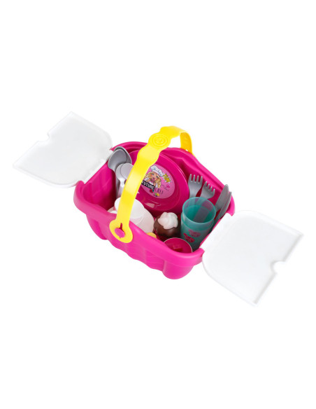 Cos picnic Barbie cu accesorii,TK9527