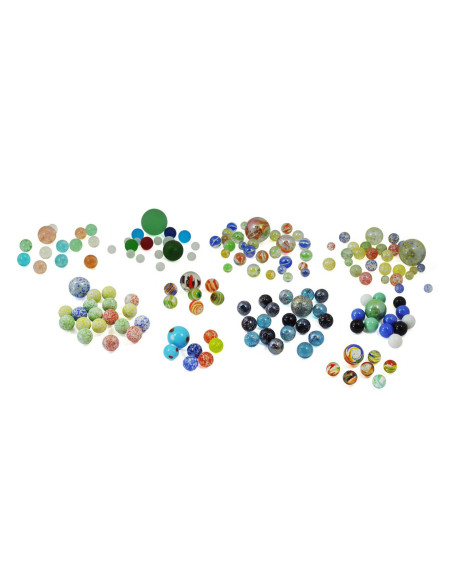 Cutie cu 163 bile colorate,BKPM855