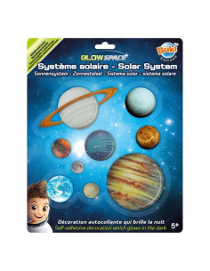 Decoratiuni de perete fosforescente - Sistemul Solar,BK3DF10 2