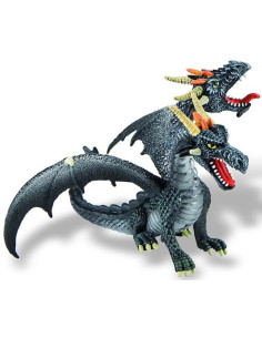 Dragon negru cu 2 capete,BL4007176755976 2