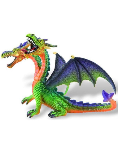 Dragon verde cu 2 capete,BL4007176755969