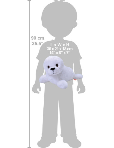 Foca Ecokins - Jucarie Plus Wild Republic 30 cm,WR24764