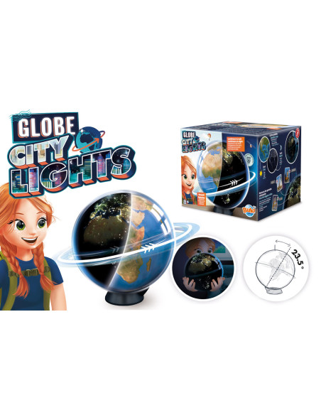 Glob terestru ziua - Luminile oraselor noaptea,BK7347