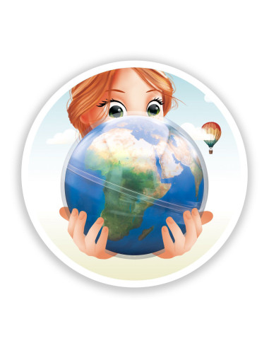 Glob terestru ziua - Luminile oraselor noaptea,BK7347