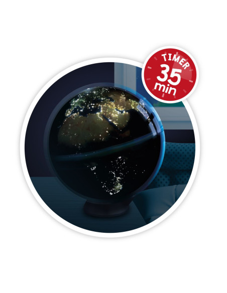 Glob terestru ziua - Luminile oraselor noaptea,BK7347