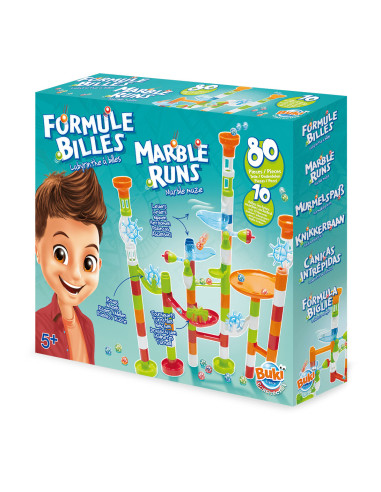 Joc de constructie - labirint cu bile - 80 piese,BKBU220 Joc de constructie - labirint cu bile - 80 piese,BKBU220