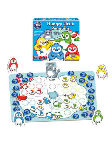 OR119,Joc de societate Pinguini Mici si Flamanzi HUNGRY LITTLE PENGUINS