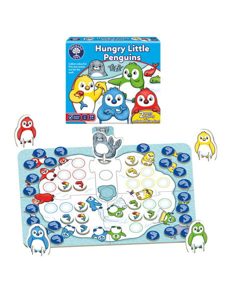 OR119,Joc de societate Pinguini Mici si Flamanzi HUNGRY LITTLE PENGUINS