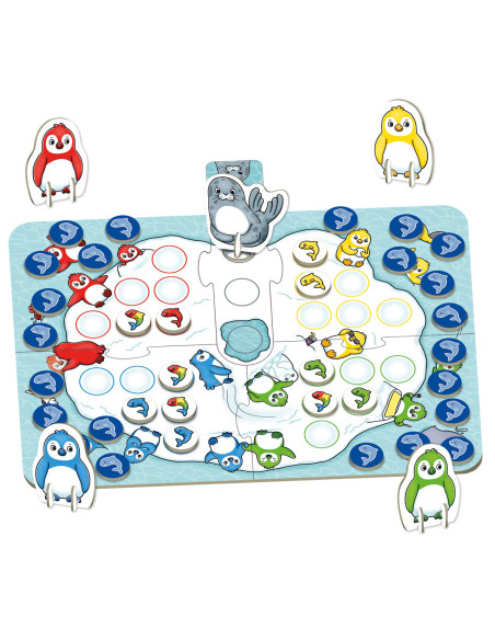OR119,Joc de societate Pinguini Mici si Flamanzi HUNGRY LITTLE PENGUINS