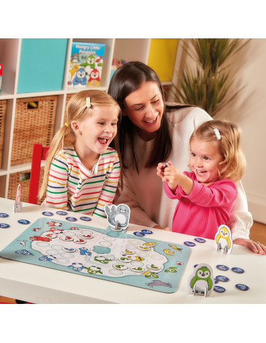 OR119,Joc de societate Pinguini Mici si Flamanzi HUNGRY LITTLE PENGUINS