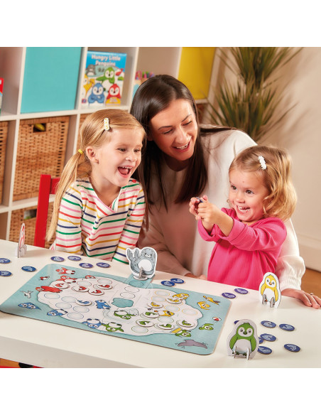 OR119,Joc de societate Pinguini Mici si Flamanzi HUNGRY LITTLE PENGUINS