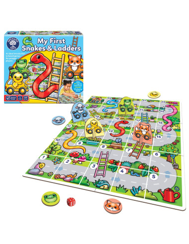OR120,Joc de societate Serpi si Scari MY FIRST SNAKES AND LADDERS