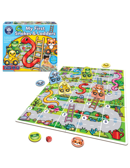 OR120,Joc de societate Serpi si Scari MY FIRST SNAKES AND LADDERS