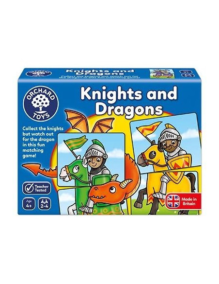 Joc educativ - puzzle Cavaleri si Dragoni KNIGHTS AND
