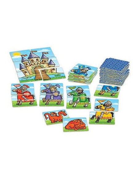Joc educativ - puzzle Cavaleri si Dragoni KNIGHTS AND