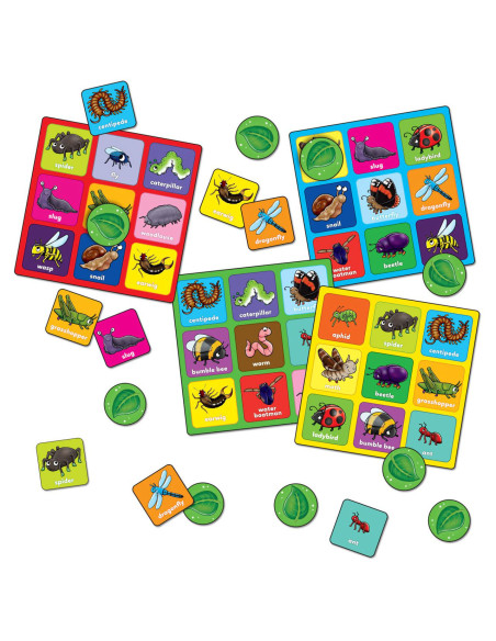 Joc educativ Bingo Mica Insecta LITTLE BUG BINGO,OR359