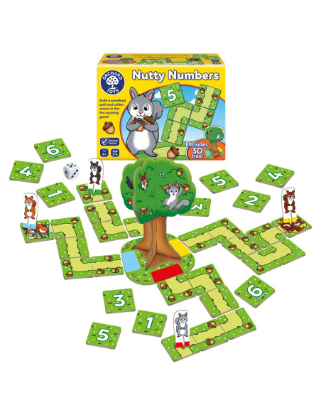 Joc educativ cu numere Veveritele NUTTY NUMBERS,OR121