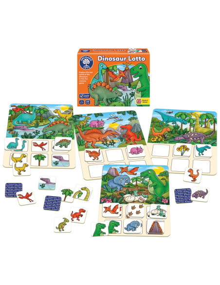 Joc educativ Dinozaur DINOSAUR LOTTO,OR036