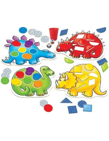 Joc educativ Dinozaurii cu pete DOTTY DINOSAURS,OR062