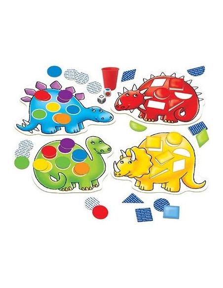 Joc educativ Dinozaurii cu pete DOTTY DINOSAURS,OR062