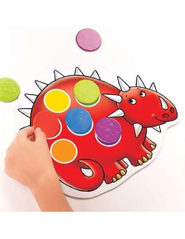 Joc educativ Dinozaurii cu pete DOTTY DINOSAURS,OR062