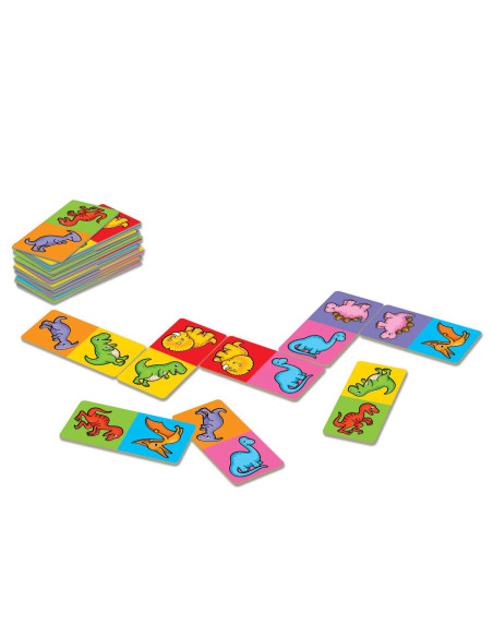 Joc educativ Domino Dinozauri DINOSAUR DOMINOES,OR353