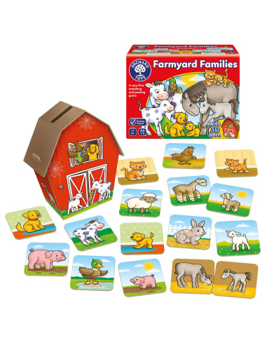 OR117,Joc educativ Familii de la Ferma FARMYARD FAMILIES
