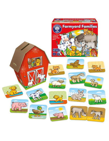 OR117,Joc educativ Familii de la Ferma FARMYARD FAMILIES
