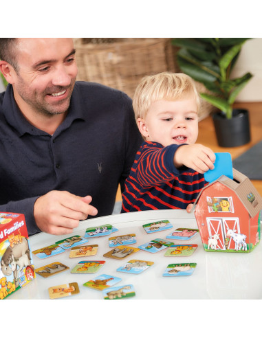 OR117,Joc educativ Familii de la Ferma FARMYARD FAMILIES