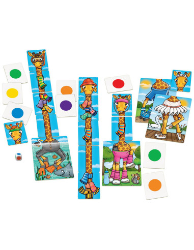 Joc educativ Girafe cu Fular GIRAFFES IN SCARVES,OR070