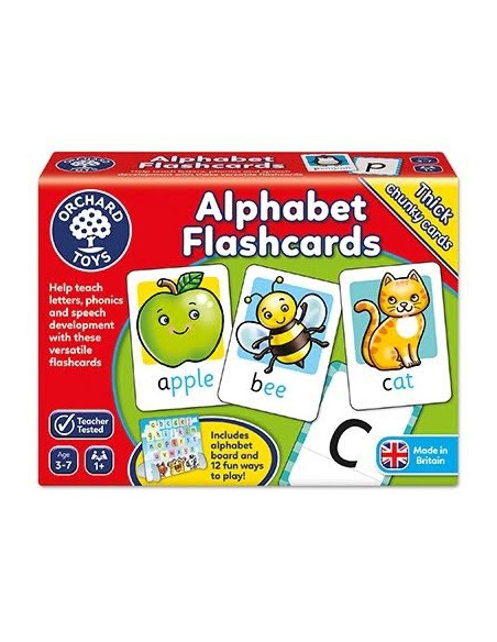 Joc educativ in limba engleza ALPHABET FLASHCARDS,OR024