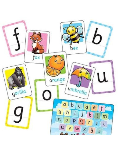 Joc educativ in limba engleza ALPHABET FLASHCARDS,OR024