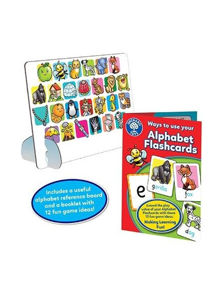 Joc educativ in limba engleza ALPHABET FLASHCARDS,OR024