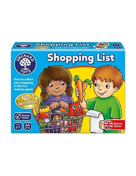 Joc educativ in limba engleza Lista de cumparaturi SHOPPING
