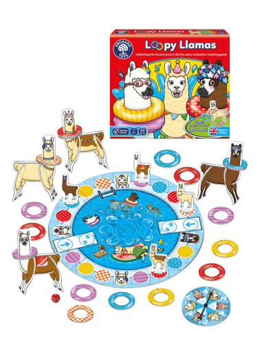 Joc educativ Lame cu colaci LOOPY LLAMAS,OR099