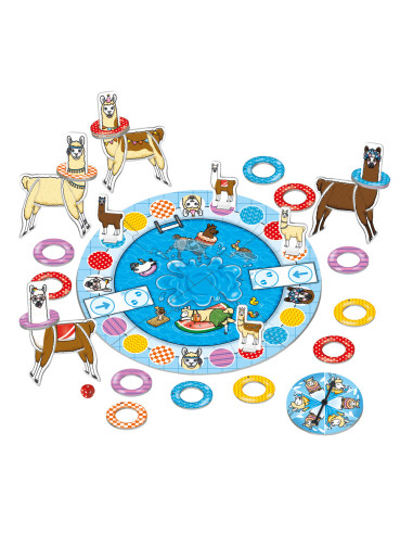 Joc educativ Lame cu colaci LOOPY LLAMAS,OR099