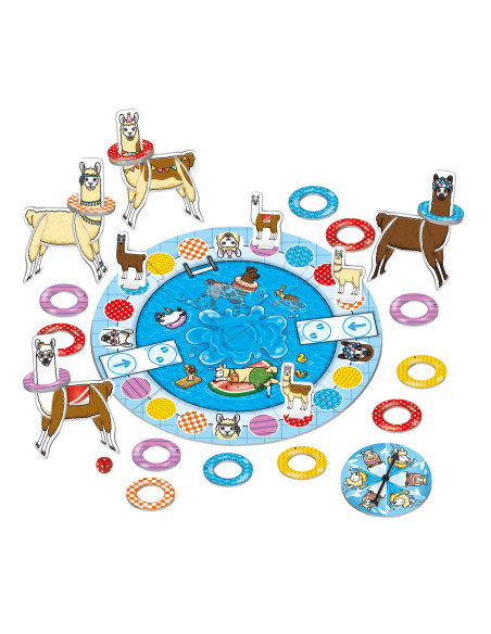 Joc educativ Lame cu colaci LOOPY LLAMAS,OR099