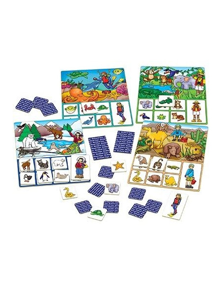 Joc educativ loto Habitate WHERE DO I LIVE,OR069