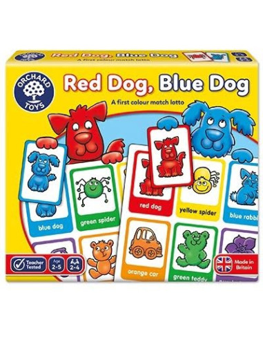 Joc educativ loto in limba engleza Catelusii RED DOG BLUE