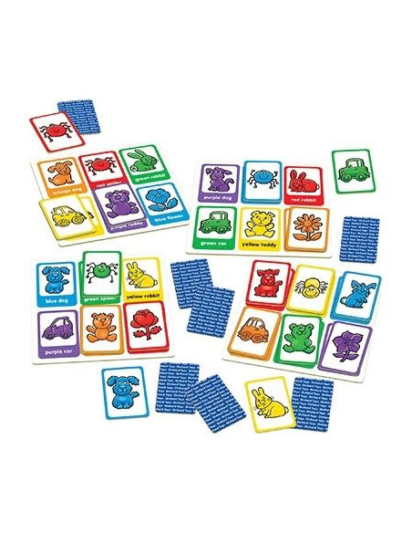 Joc educativ loto in limba engleza Catelusii RED DOG BLUE