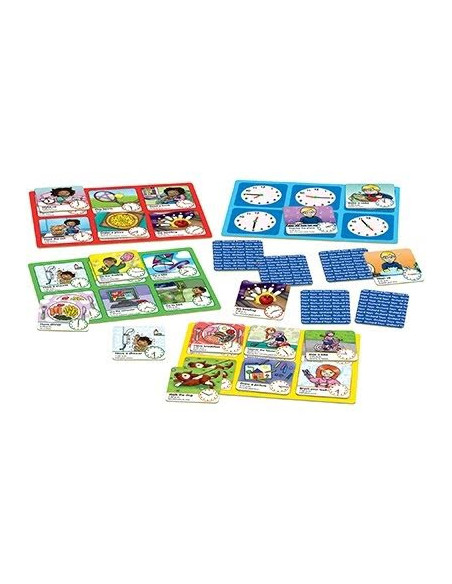 Joc educativ loto in limba engleza Citeste ceasul TELL THE