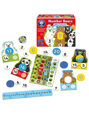 Joc educativ Numarul Ursuletilor NUMBER BEARS,OR113