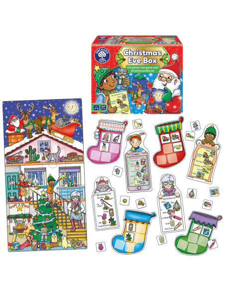 Joc educativ si puzzle Ajunul Craciunului CHRISTMAS EVE