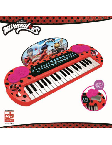 Keyboard electronic MP3 Miraculous,RG2679
